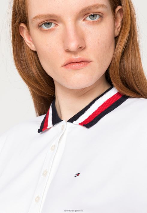 midi polo kleit päevakleit RJV627352 optika valge Tommy Hilfiger
