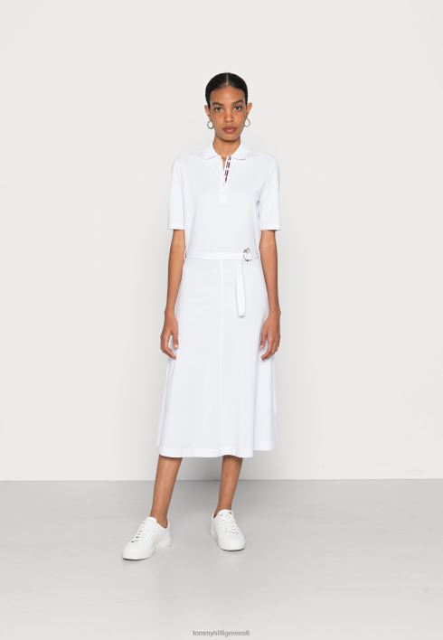 midi polo kleit särk kleit RJV624109 optika valge Tommy Hilfiger
