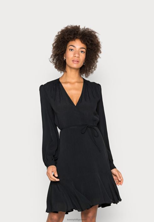 põlvkleit päevakleit RJV627445 must Tommy Hilfiger