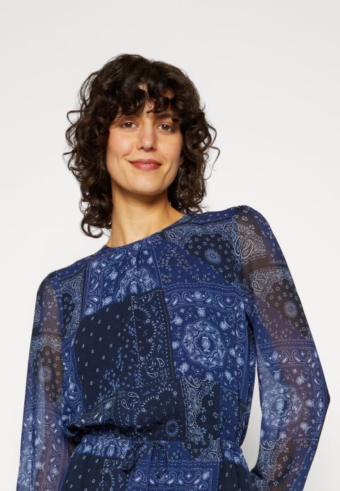 paisley põlvkleit brac päevakleit RJV627456 tumesinine Tommy Hilfiger