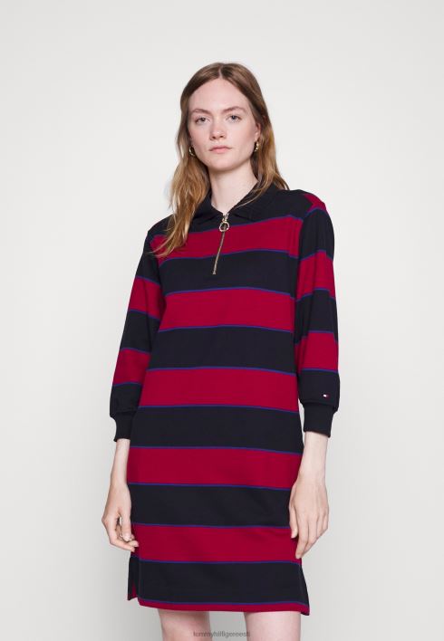 ragbi lühike kleit päevakleit RJV625302 kuninglik marja Tommy Hilfiger