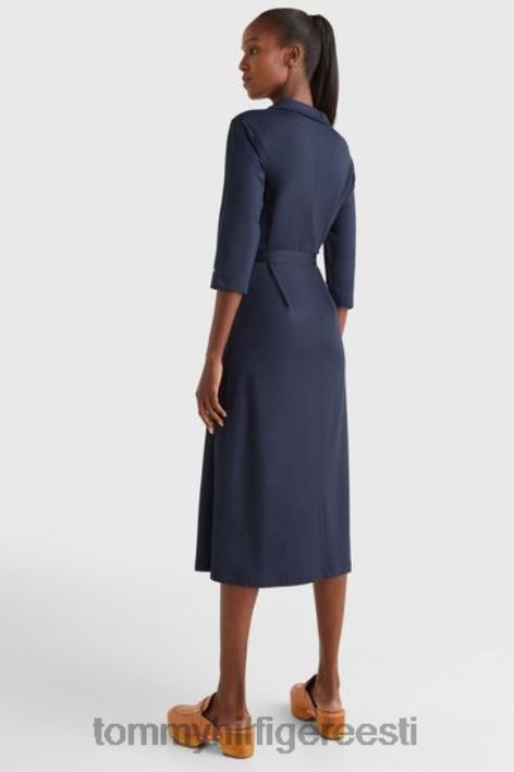 särk midi kleit RJV623192 sinine Tommy Hilfiger