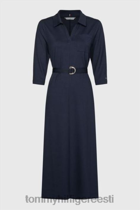 särk midi kleit RJV623192 sinine Tommy Hilfiger