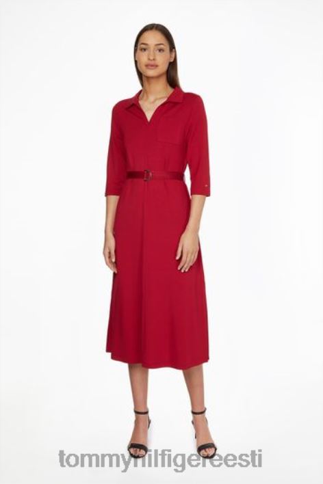 särk midi kleit RJV623197 roosa Tommy Hilfiger