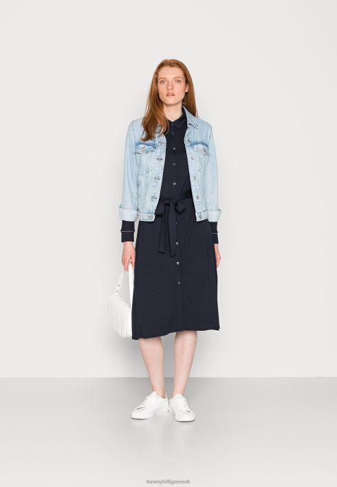 särk midi kleit jersey kleit RJV627731 kõrbe taevas Tommy Hilfiger