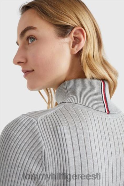 siidribiga rullkaelusega kleit RJV623452 hall Tommy Hilfiger