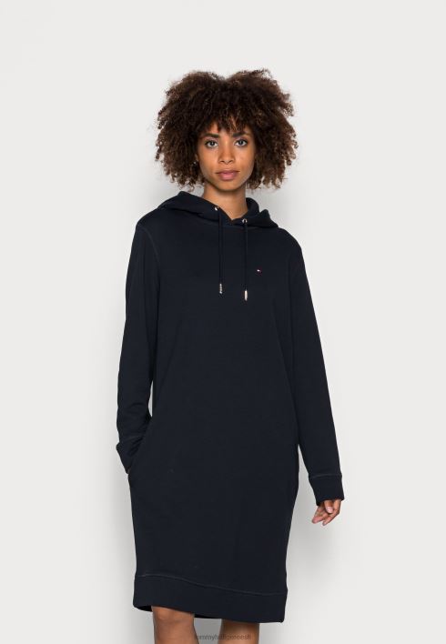 tavaline kapuutsiga kleit päevakleit RJV627718 kõrbe taevas Tommy Hilfiger