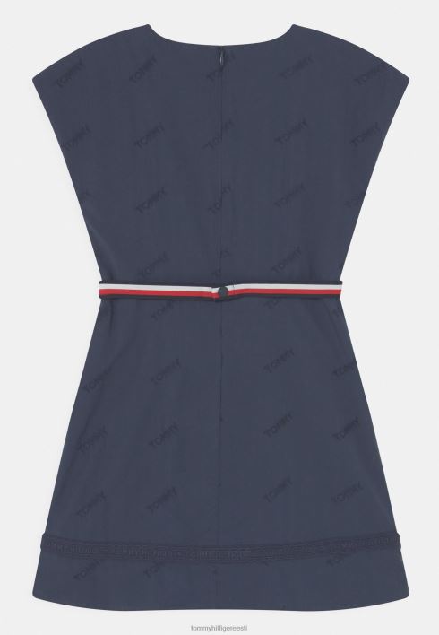 tikitud kleit päevakleit RJV627597 hämar merevägi Tommy Hilfiger