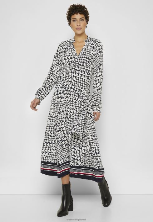 vahetustega pikk kleit särk kleit RJV627943 taeva ekru Tommy Hilfiger