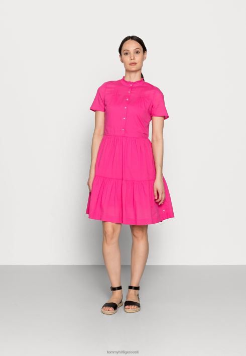 voile põlv kleit särk kleit RJV627935 roosa Tommy Hilfiger