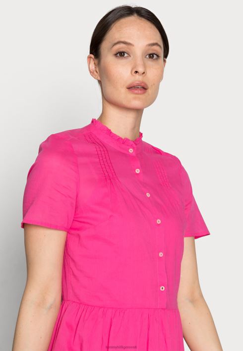 voile põlv kleit särk kleit RJV627935 roosa Tommy Hilfiger