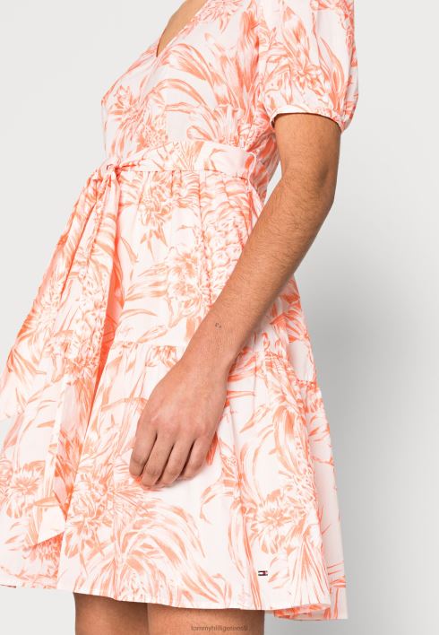 voile trükitud põlvkleit päevakleit RJV625820 ananassisaar/päikeseloojangu virsik Tommy Hilfiger