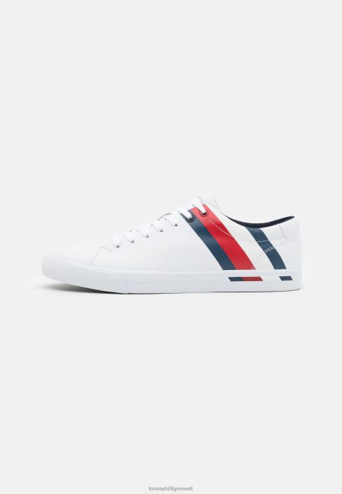 ettevõtte triibulised treenerid RJV628108 valge Tommy Hilfiger