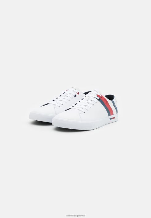 ettevõtte triibulised treenerid RJV628108 valge Tommy Hilfiger