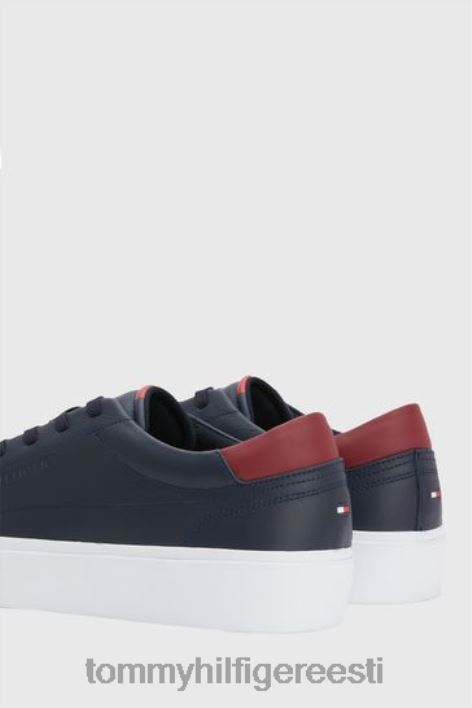 ettevalmistavad nahast trenažöörid RJV623019 sinine Tommy Hilfiger