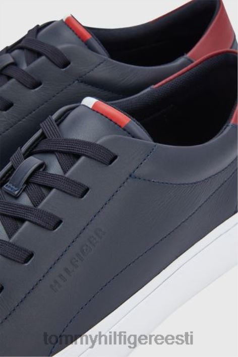 ettevalmistavad nahast trenažöörid RJV623019 sinine Tommy Hilfiger