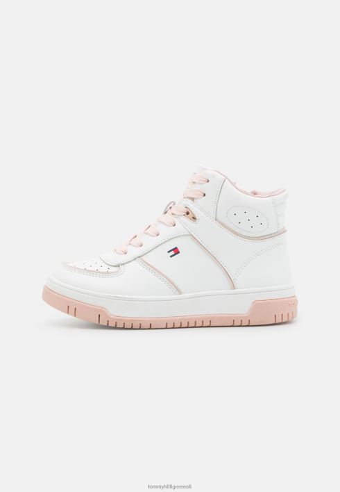 kõrged trenažöörid RJV624370 valge/roosa Tommy Hilfiger