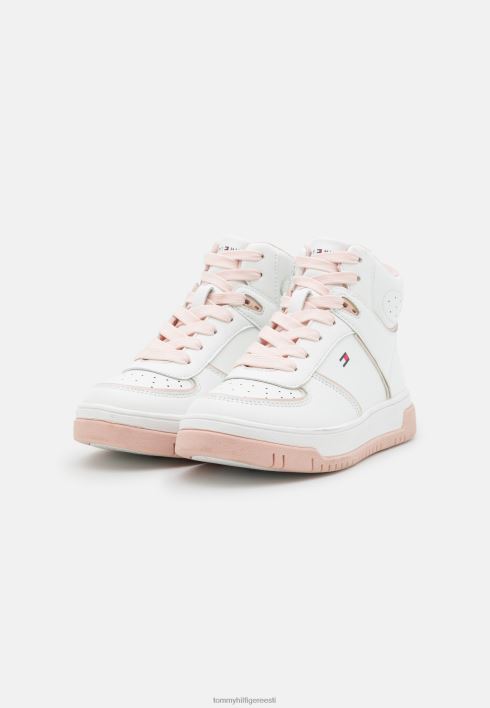 kõrged trenažöörid RJV624370 valge/roosa Tommy Hilfiger
