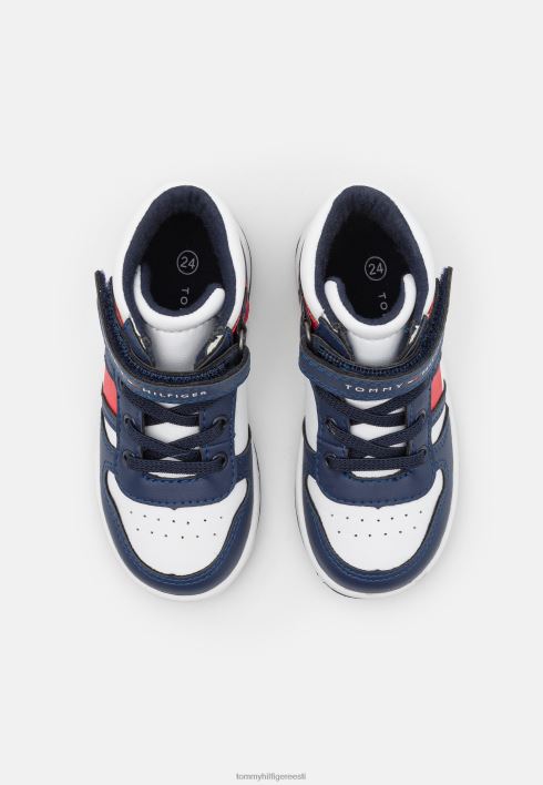 kõrged trenažöörid RJV627379 sinine/valge/punane Tommy Hilfiger