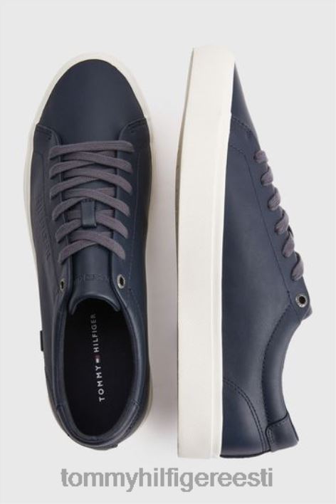 kaasaegsed ettevõtte nahast trenažöörid RJV623102 sinine Tommy Hilfiger