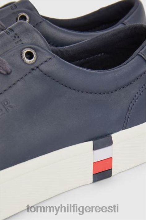 kaasaegsed ettevõtte nahast trenažöörid RJV623102 sinine Tommy Hilfiger