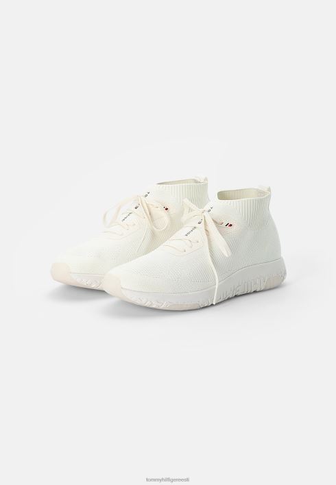kerged jooksusokkidega kootud trenažöörid RJV625351 ekru Tommy Hilfiger
