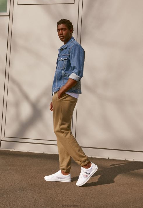 kergete triipudega trenažöörid RJV627924 valge Tommy Hilfiger