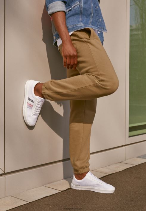 kergete triipudega trenažöörid RJV627924 valge Tommy Hilfiger