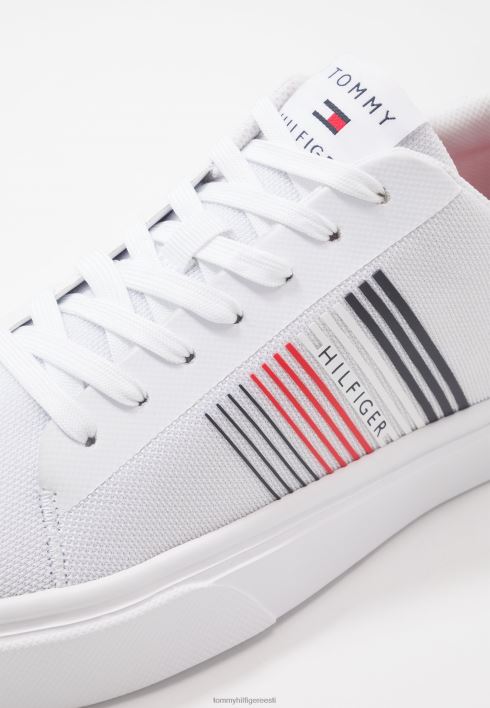 kergete triipudega trenažöörid RJV627924 valge Tommy Hilfiger