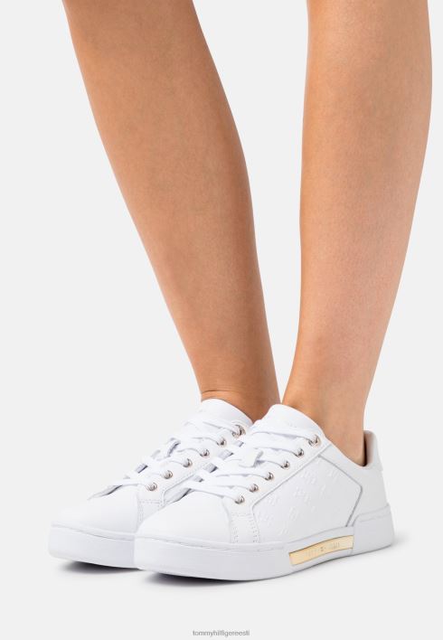 reljeefsed monogrammi treenerid RJV624473 valge kuld Tommy Hilfiger