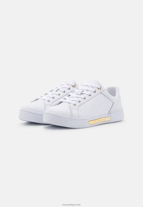 reljeefsed monogrammi treenerid RJV624473 valge kuld Tommy Hilfiger