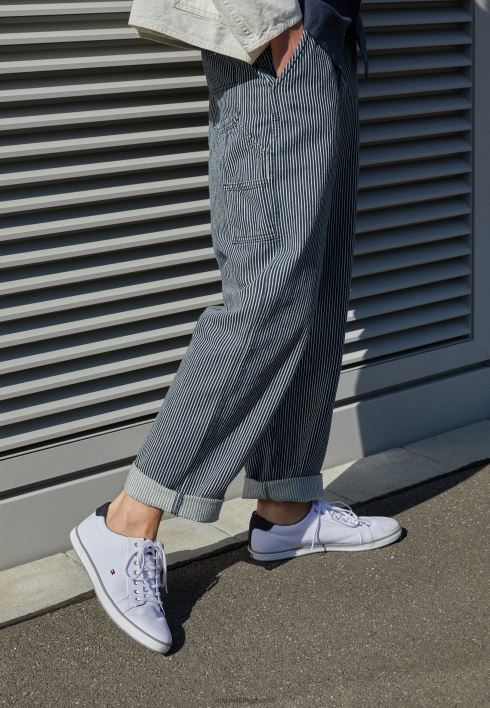 säravad treenerid RJV624614 valge Tommy Hilfiger