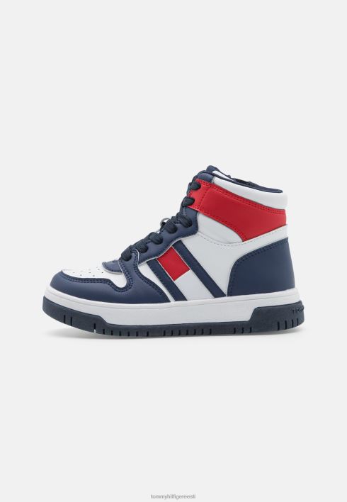 unisex kõrged trenažöörid RJV624450 sinine/valge/punane Tommy Hilfiger