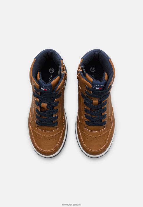 unisex kõrged trenažöörid RJV624522 tubakas/sinine Tommy Hilfiger