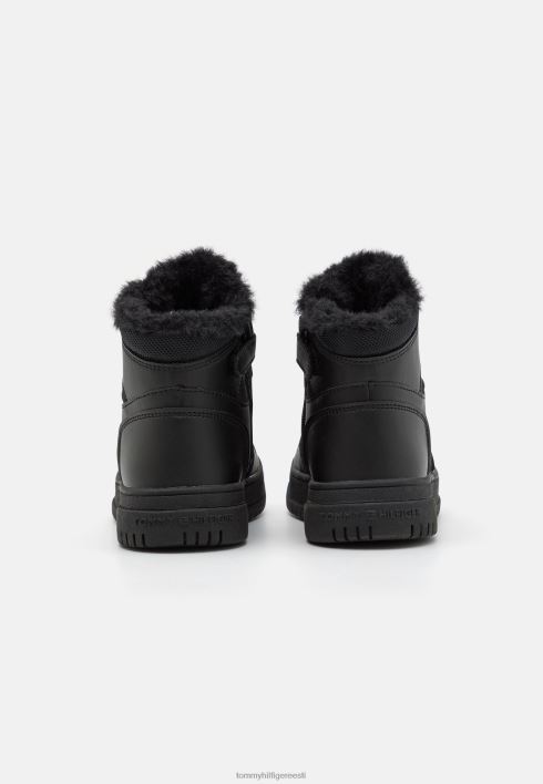 unisex kõrged trenažöörid RJV625540 must Tommy Hilfiger