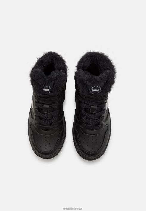 unisex kõrged trenažöörid RJV625540 must Tommy Hilfiger