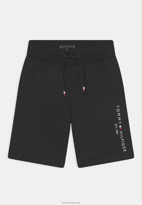 hädavajalikud lühikesed püksid RJV626070 must Tommy Hilfiger