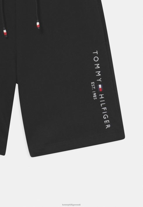 hädavajalikud lühikesed püksid RJV626070 must Tommy Hilfiger