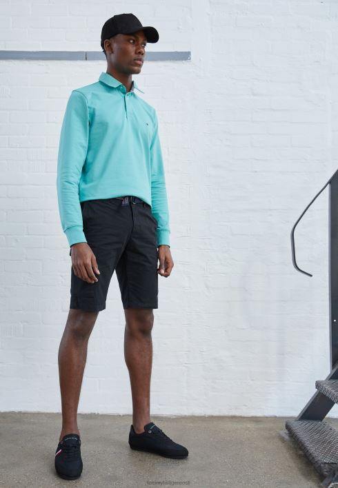 john cargo turvavöö lühikesed püksid RJV625836 must Tommy Hilfiger