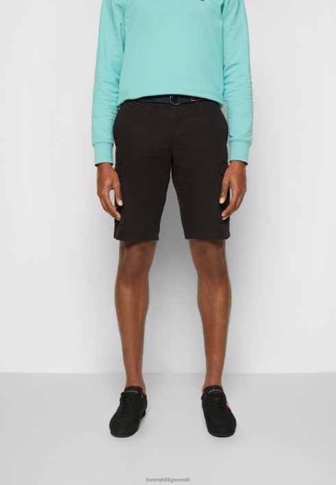 john cargo turvavöö lühikesed püksid RJV625836 must Tommy Hilfiger