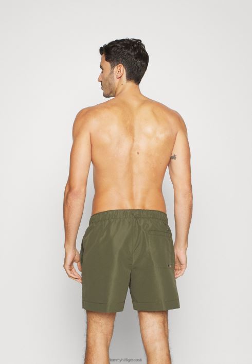 keskmise nööriga ujumispüksid RJV625042 armee roheline Tommy Hilfiger