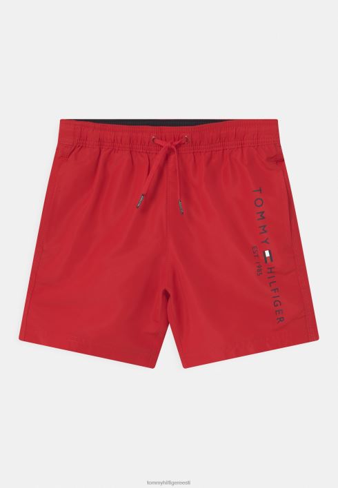 keskmise nööriga ujumispüksid RJV625335 punane Tommy Hilfiger