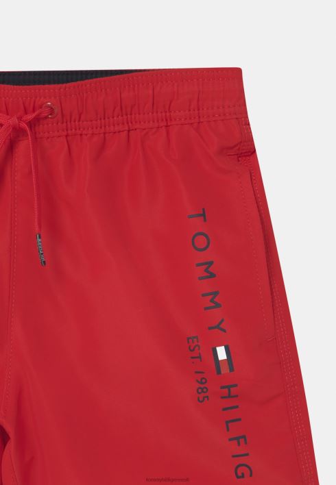 keskmise nööriga ujumispüksid RJV625335 punane Tommy Hilfiger