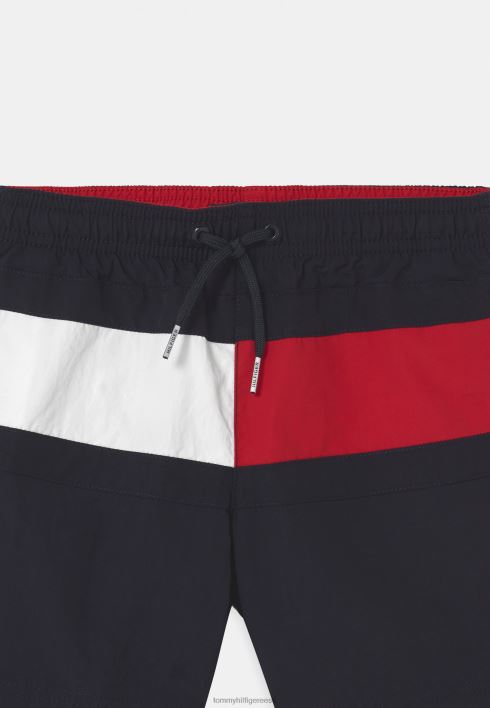 keskmise nööriga ujumispüksid RJV626048 sinine Tommy Hilfiger