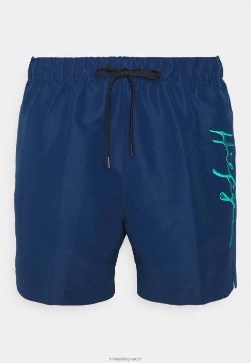 keskmise nööriga ujumispüksid RJV628227 videviku indigo Tommy Hilfiger