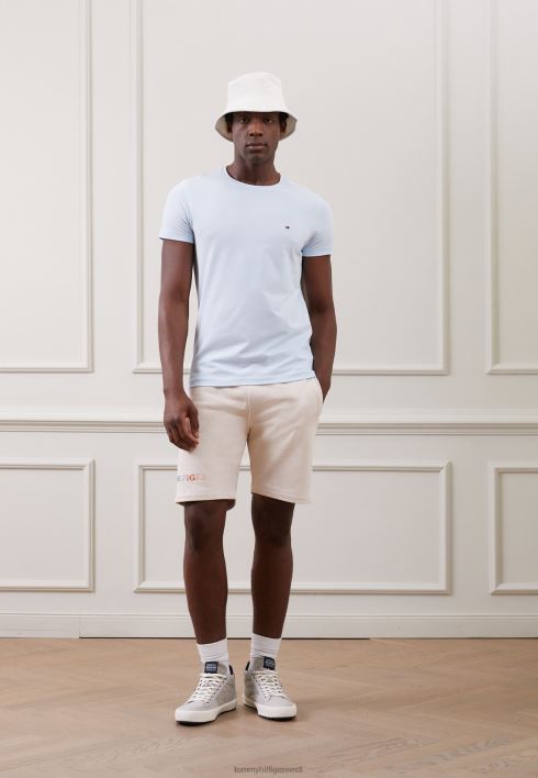 kontrastse õmblusega lühikesed püksid RJV625979 sulg valge Tommy Hilfiger