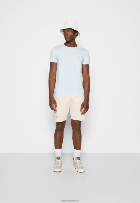 kontrastse õmblusega lühikesed püksid RJV625979 sulg valge Tommy Hilfiger