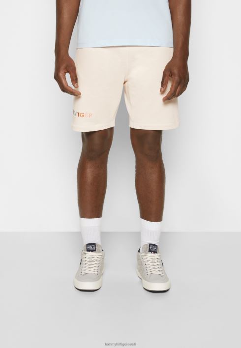 kontrastse õmblusega lühikesed püksid RJV625979 sulg valge Tommy Hilfiger