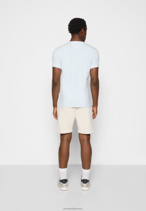 kontrastse õmblusega lühikesed püksid RJV625979 sulg valge Tommy Hilfiger