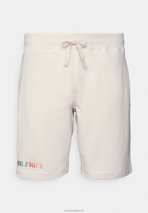 kontrastse õmblusega lühikesed püksid RJV626155 sulg valge Tommy Hilfiger